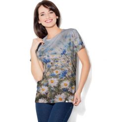 Colour Pleasure Koszulka CP-030 54 szaro-zielona r. M/L. Bluzki damskie marki Colour Pleasure. Za 70.35 zł.