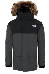 Kurtka turystyczna dla dzieci The North Face McMurdo. Szare kurtki i płaszcze dla chłopców The North Face, na zimę, bez wzorów, z materiału, eleganckie, bez kaptura. Za 685.49 zł.