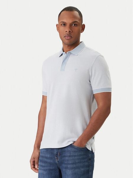 JOOP! Polo Percyco 30101924 Błękitny Regular Fit. Niebieskie koszulki polo męskie JOOP!, m, bez wzorów, z bawełny, bez ramiączek. Za 348.99 zł.