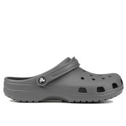 Klapki męskie Crocs CLASSIC. Szare klapki męskie Crocs, z materiału. Za 158.00 zł.