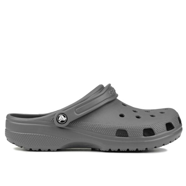 Klapki męskie Crocs CLASSIC. Szare klapki męskie Crocs, z materiału. Za 158.00 zł.