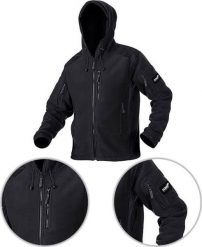 Texar Texar Bluza Polarowa Husky Czarna 4XL. Czarne bluzy męskie Texar, m, bez wzorów, z polaru, bez kaptura. Za 289.00 zł.