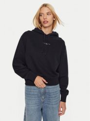 Tommy Hilfiger Bluza WW0WW42896 Granatowy Regular Fit. Niebieskie bluzy damskie Tommy Hilfiger, xxs, bez wzorów, z bawełny, bez kaptura. Za 419.99 zł.