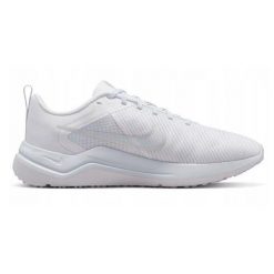 Buty męskie do biegania Nike Downshifter 12 białe. Białe buty sportowe męskie Nike, z materiału, bez zapięcia, do biegania, nike downshifter. Za 398.00 zł.