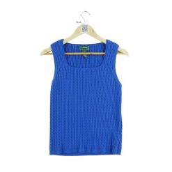 Second life - Damski niebieski sweter - Jak nowy. Niebieskie swetry damskie Ralph Lauren, bez wzorów, bez kołnierzyka, bez ramiączek, bez kaptura. Za 114.98 zł.