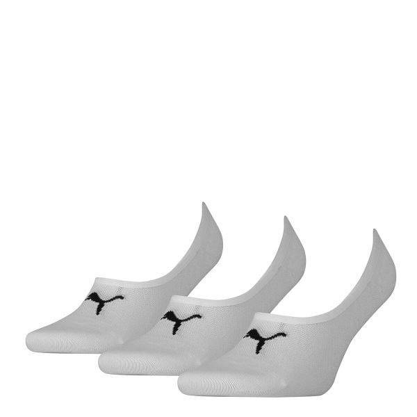 Skarpety Puma Footie 3 Pack. Białe skarpety męskie Puma, bez wzorów, z bawełny. Za 54.99 zł.
