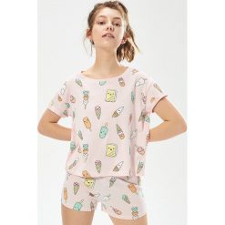 Dwuczęściowa piżama - Różowy. Piżamy damskie Sinsay. W wyprzedaży za 29.99 zł.