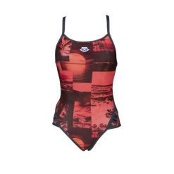 Strój kąpielowy damski jednoczęściowy sportowy na basen Arena Printed. Brązowe kostiumy jednoczęściowe damskie Arena, s, bez wzorów, sportowe, do pływania. Za 169.99 zł.