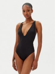 Calvin Klein Swimwear Strój kąpielowy KW0KW02798 Czarny. Czarne kostiumy jednoczęściowe damskie Calvin Klein Swimwear, xl, bez wzorów, z syntetyku. Za 329.99 zł.