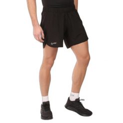 Męskie spodenki do biegania Kilpi RAFEL-M. Czarne krótkie spodenki sportowe męskie Kilpi, m, bez wzorów, do biegania. Za 153.53 zł.