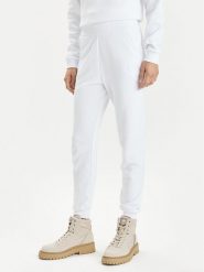 Armani Exchange Spodnie dresowe 3DYP82 YJFDZ 1000 Biały Regular Fit. Białe spodnie dresowe damskie Armani Exchange, xl, bez wzorów, z bawełny. Za 389.99 zł.