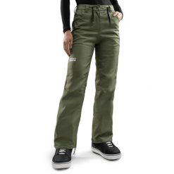 Spodnie snowboardowe hardshell damskie P2-W Taiga. Zielone spodnie materiałowe damskie SIROKO, m, bez wzorów, z hardshellu. Za 425.00 zł.