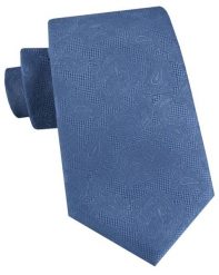 Męski Krawat - Niebieski z Delikatną Fakturą Materiału - Alties. Niebieskie krawaty i muchy Alties, bez wzorów, z tkaniny, eleganckie. Za 55.00 zł.