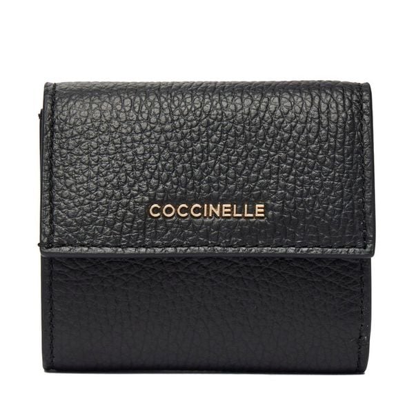 Portfel Coccinelle. Czarne portfele damskie Coccinelle, bez wzorów. Za 449.99 zł.