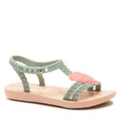 Sandały Ipanema. Brązowe sandały dziewczęce Ipanema, bez zapięcia. Za 39.99 zł.