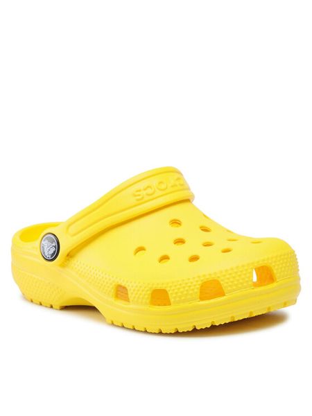 Crocs Klapki Classic Clog K 206991 Żółty. Żółte klapki damskie Crocs, bez wzorów, z tworzywa sztucznego, bez obcasa. Za 121.99 zł.