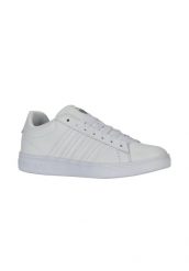 Buty K-Swiss COURT TIEBREAK II (94413-100-M). Białe obuwie sportowe damskie K-SWISS, bez wzorów, z meshu, na fitness i siłownię. Za 272.99 zł.