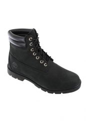 Trapery męskie, 6 IN WR Basic Boot. Czarne śniegowce i trapery męskie Timberland, na zimę, z materiału, sportowe, bez zapięcia. Za 649.99 zł.