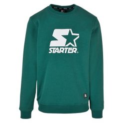 Bluza z okrągłym dekoltem Starter. Zielone swetry damskie Starter, na zimę, bez wzorów, sportowe, bez kołnierzyka, bez ramiączek, bez kaptura. Za 277.00 zł.