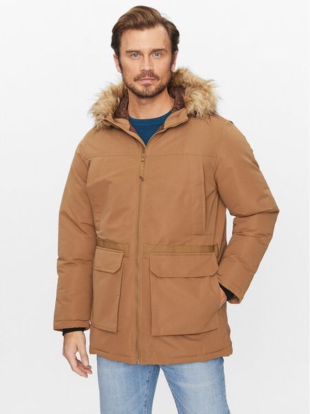 Jack & Jones Kurtka zimowa Wing 12235858 Brązowy Regular Fit. Brązowe kurtki męskie Jack & Jones, na zimę, m, bez wzorów, z syntetyku, bez kaptura. Za 249.99 zł.