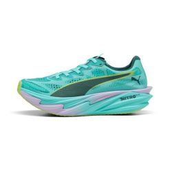 Damskie buty do biegania Puma Deviate Nitro Elite 4 - X Hyrox. Zielone obuwie sportowe damskie Puma, bez wzorów, z gumy, do biegania. Za 1,078.50 zł.