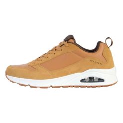 Buty męskie SKECHERS Uno Stacre. Czarne buty sportowe męskie Skechers, trekkingowe. Za 327.99 zł.