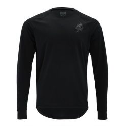 Dżersej z długim rękawem Silvini Cortino. Czarne bluzy męskie Silvini, xl, bez wzorów, z dżerseju, bez kaptura. Za 254.50 zł.