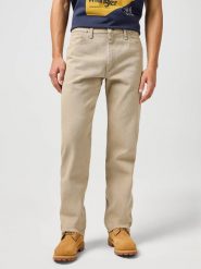 MĘSKIE SPODNIE WRANGLER 13MWZ PREWASHED TAN 112358473. Spodnie materiałowe męskie Wrangler, l, bez wzorów, z materiału. Za 219.99 zł.