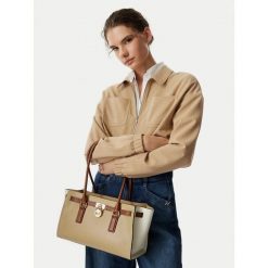 Torebka MICHAEL Michael Kors. Brązowe torebki do ręki damskie MICHAEL Michael Kors, bez wzorów, klasyczne, bez dodatków. Za 1,329.00 zł.