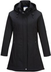 Berg Outdoor - Kurtka Softshell Carla czarny M. Czarne kurtki sportowe damskie BERG OUTDOOR, m, bez wzorów, z softshellu, bez kaptura, outdoorowe. Za 244.40 zł.