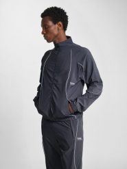 Bluza dresowa zapinana na zamek błyskawiczny Hummel Pulse. Brązowe bluzy męskie Hummel, m, bez wzorów, z dresówki, bez kaptura, na fitness i siłownię. Za 193.00 zł.