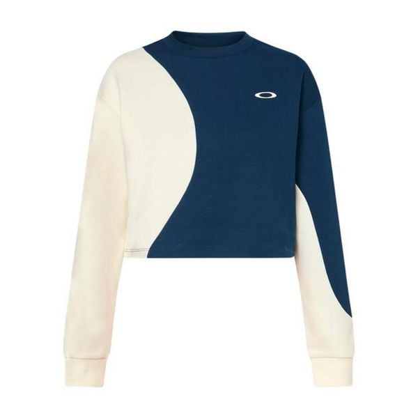 Oakley Bluza Pursuit Cruise Crop Foa500625-Bat. Niebieskie bluzy damskie Oakley, bez wzorów, bez kaptura. Za 268.99 zł.