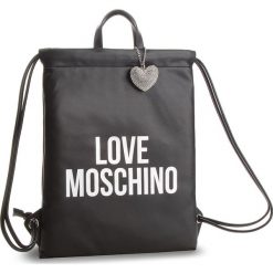 Plecak LOVE MOSCHINO - JC4094PP16LM100B Argento. Czarne plecaki damskie Love Moschino, ze skóry ekologicznej, klasyczne. Za 659.00 zł.