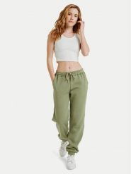 Roxy Spodnie dresowe Surf Stoked Pant Brushed ERJFB03491 Zielony Regular Fit. Zielone spodnie dresowe damskie Roxy, xl, bez wzorów, z bawełny. Za 159.99 zł.