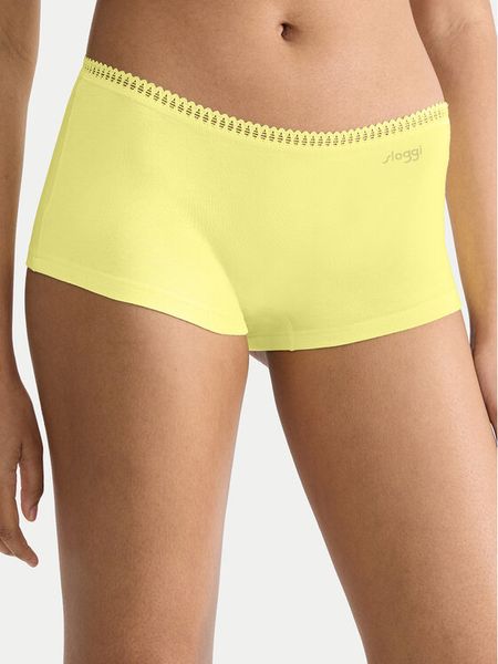 Sloggi Komplet bokserek Go Crush 10219652 Kolorowy. Bokserki damskie Sloggi, xs, bez wzorów, z bawełny. Za 69.99 zł.