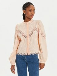 TWINSET Koszula 241TT2081 Pomarańczowy Regular Fit. Brązowe bluzki damskie Twinset, bez wzorów, z bawełny, bez kołnierzyka, bez ramiączek. Za 849.99 zł.