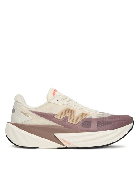 New Balance Buty do biegania FuelCell Rebel v5 WFCXLJ5 Beżowy. Brązowe obuwie sportowe damskie New Balance, bez wzorów, z materiału, do biegania. Za 669.99 zł.