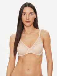 Chantelle Biustonosz z fiszbiną Norah C13F10 Beżowy. Brązowe biustonosze Chantelle, bez wzorów, z syntetyku. Za 329.99 zł.