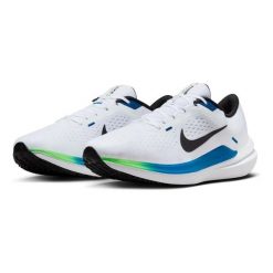 Buty Sportowe Męskie Nike Air Winflo 10. Białe buty sportowe męskie Nike, bez zapięcia, do biegania. Za 396.00 zł.