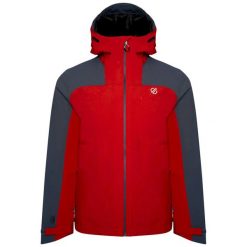 Męska Kurtka Przeciwdeszczowa Diluent. Czerwone kurtki męskie Dare 2b, m, bez wzorów, sportowe, bez kaptura. Za 175.99 zł.