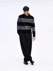 Sweter z wełną - wielobarwny. Swetry przez głowę męskie Reserved, l, bez wzorów, z dzianiny, bez kołnierzyka. Za 279.99 zł.