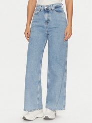 Tommy Jeans Jeansy Claire DW0DW19558 Niebieski Wide Leg. Niebieskie jeansy damskie Tommy Jeans. Za 239.99 zł.
