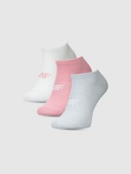4F Skarpetki casual stopki (3-pack) damskie - multikolor 39-42. Skarpety damskie 4f, bez wzorów, z bawełny. Za 44.99 zł.