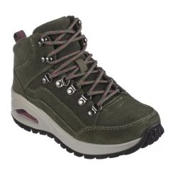 Trapery Damskie SKECHERS UNO RUGGED RUGGED ONE 155220-OLV zielone 36,5. Zielone śniegowce i trapery damskie Skechers. Za 356.82 zł.