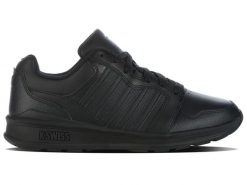 Buty sportowe RIVAL TRAINER (99078-029-M). Czarne obuwie sportowe damskie K-SWISS, bez wzorów, na fitness i siłownię. Za 189.00 zł.