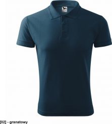 MALFINI Pique Polo 203 - ADLER - Koszulka polo męska, 200 g/m - granatowy 4XL. Niebieskie koszulki polo męskie Malfini, m, bez wzorów, bez ramiączek. Za 46.11 zł.