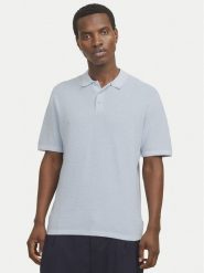Jack & Jones Sweter George 12268281 Niebieski jasny Relaxed Fit. Niebieskie koszulki polo męskie Jack & Jones, m, bez wzorów, z bawełny, bez ramiączek. Za 88.99 zł.