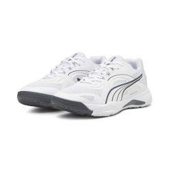 Buty do piłki ręcznej męskie PUMA Solarstrike II. Białe buty sportowe męskie Puma, z materiału, bez zapięcia, do piłki ręcznej. Za 421.00 zł.
