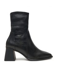 Vagabond Shoemakers Botki Hedda 5602-302-20 Czarny. Czarne botki damskie Vagabond Shoemakers, ze skóry, bez obcasa, na słupku, bez zapięcia. Za 729.99 zł.