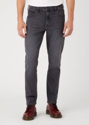 WRANGLER MĘSKIE SPODNIE JEANSOWE LARSTON BLACKOUT W18S29Z79 112330748. Czarne jeansy męskie Wrangler, casualowe. W wyprzedaży za 179.99 zł.